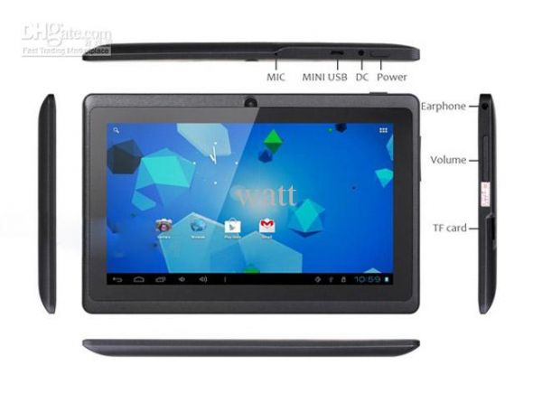 Tablet Q8 7 "tela capacitiva Android 4.0 Wi-Fi / Camera / G-